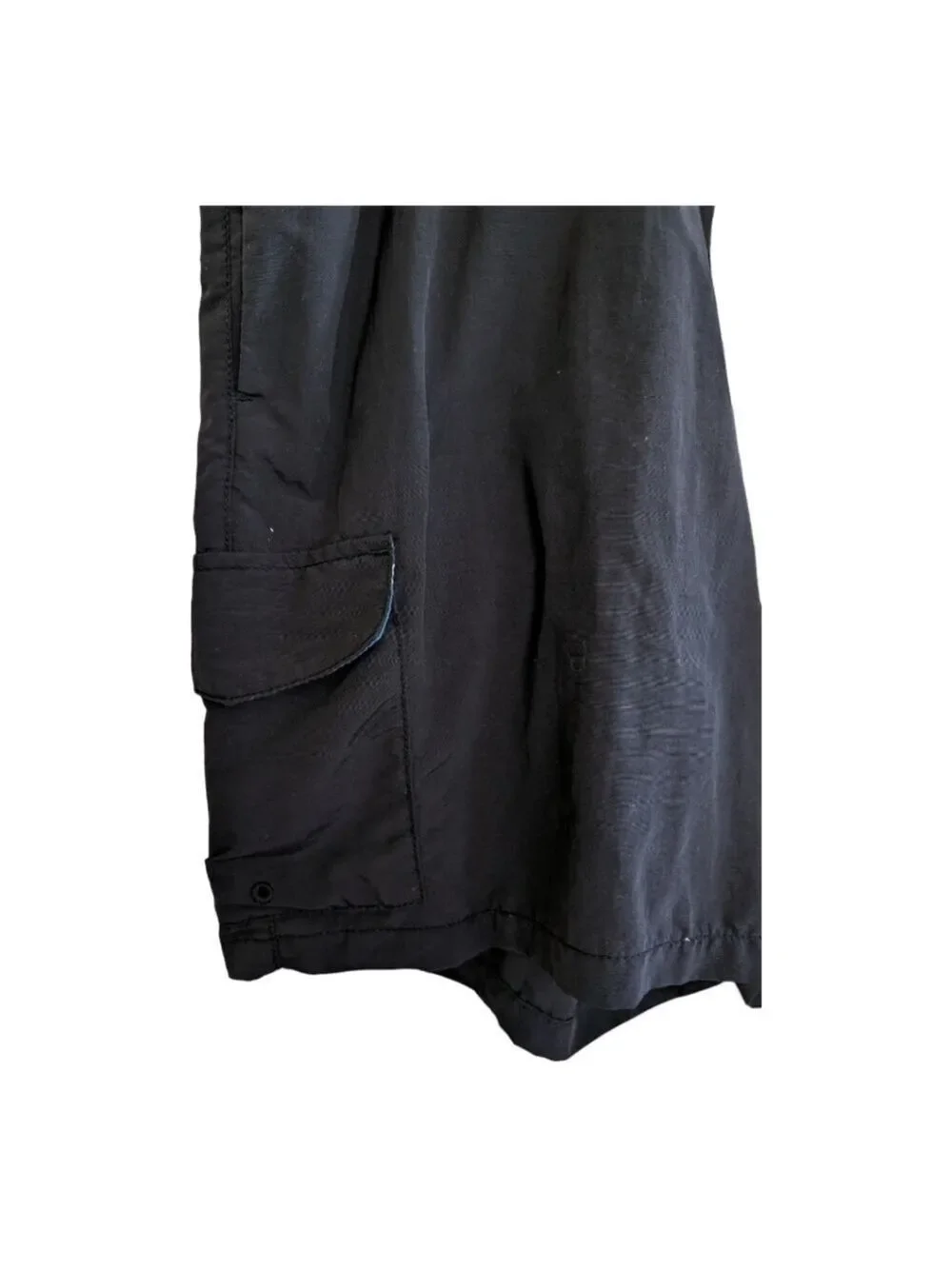 Tommy Bahama Black Cargo Swim Trunks Shorts 6